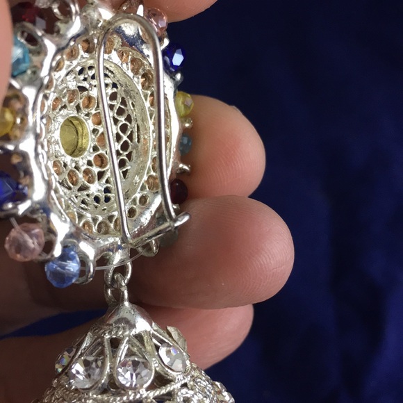 New without tag silver polish Jhumkay Earrings - Picture 5 of 8